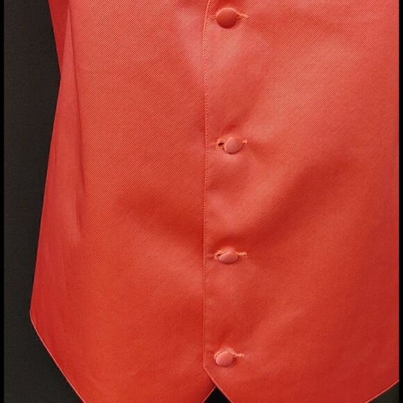 MEN'S LARR BRIO WATERMELON VEST &  SUSPENDERS - Picture 3 of 12